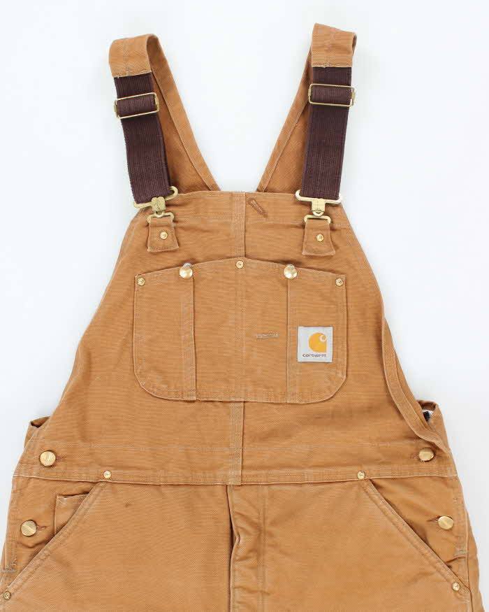 Vintage 90's Carhartt Heavyweight Lined Workwear Dungarees - W40 L30