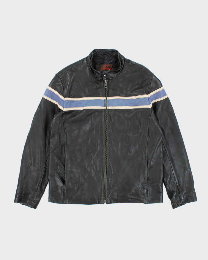 Vintage 90's Danier Heavyweight Leather Biker Jacket - XL