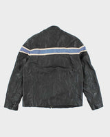Vintage 90's Danier Heavyweight Leather Biker Jacket - XL
