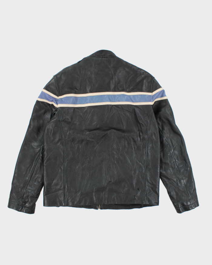 Vintage 90's Danier Heavyweight Leather Biker Jacket - XL