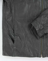 Vintage 90's Danier Heavyweight Leather Biker Jacket - XL