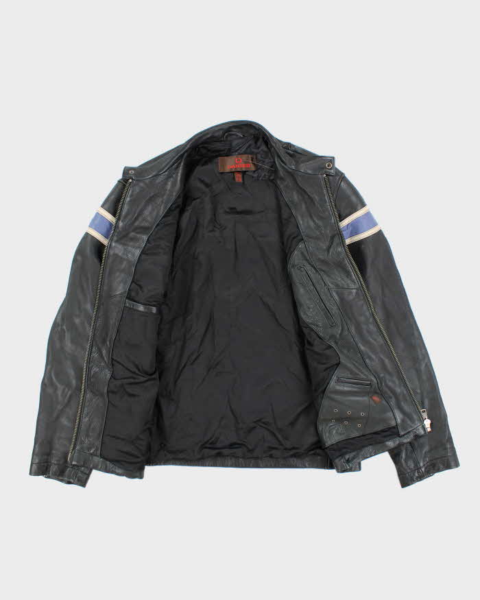 Vintage 90's Danier Heavyweight Leather Biker Jacket - XL
