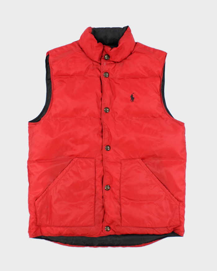 Vintage 2000's Ralph Lauren Reversible Lightweight Puffer Gilet - S