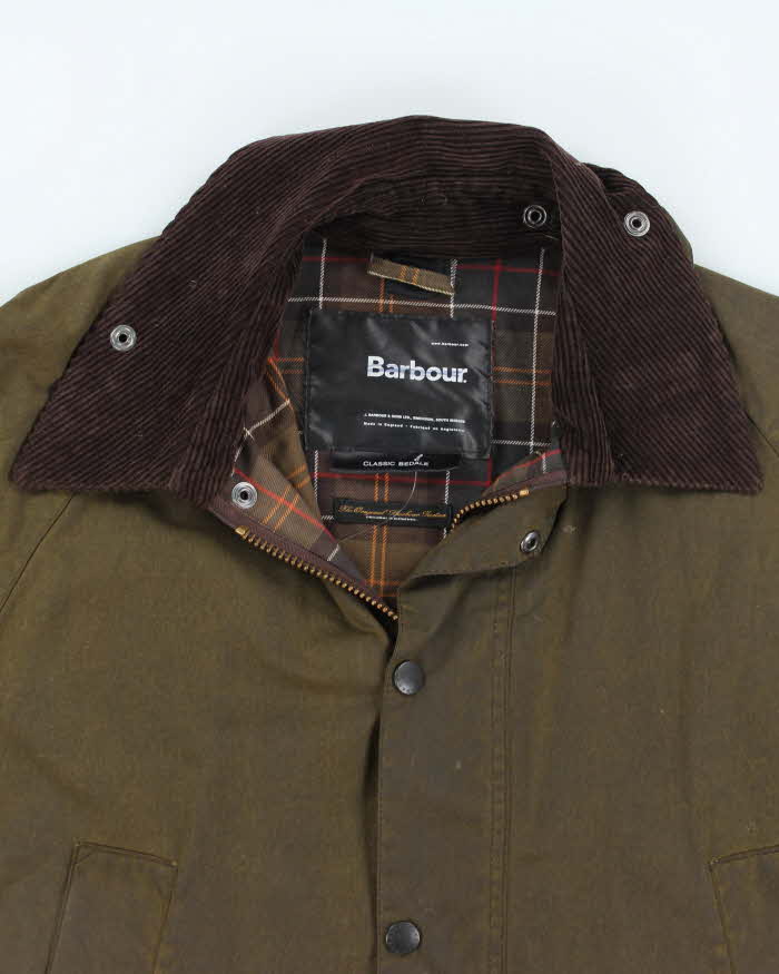 Vintage Babour Bedale Waxed Rain Jacket - L