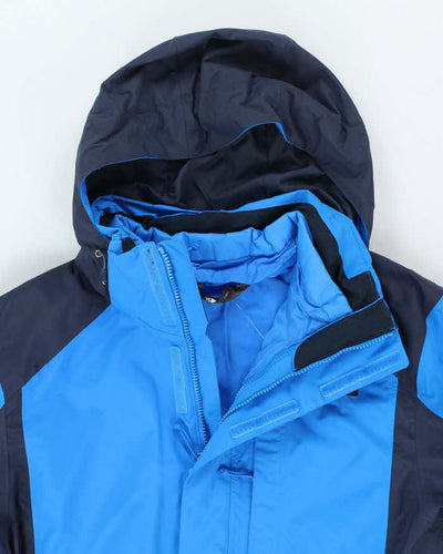 The North Face Hooded Blue Lined Jacket - M