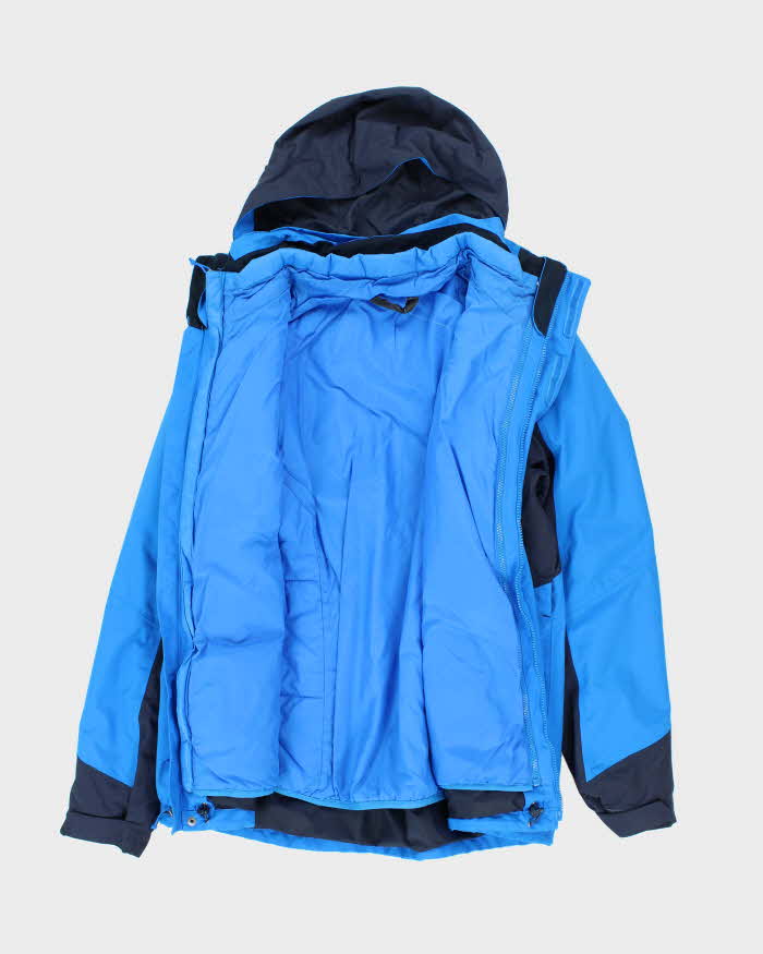 The North Face Hooded Blue Lined Jacket - M