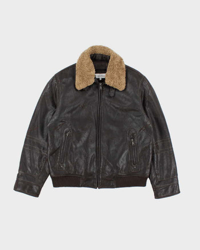 Calvin Klein Faux Leather Jacket - M