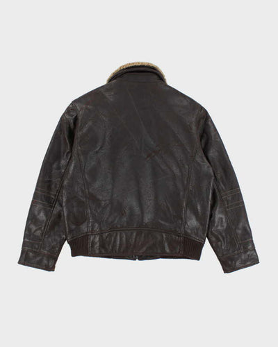 Calvin Klein Faux Leather Jacket - M