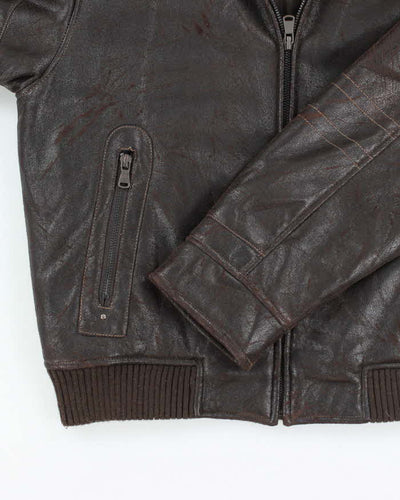 Calvin Klein Faux Leather Jacket - M
