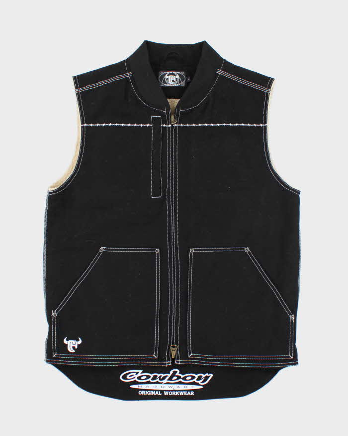Vintage Cowboy Hardware Lined Gillet - M