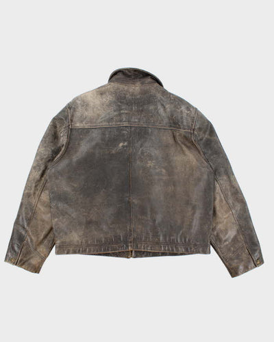 Vintage Timberland Leather Jacket - L