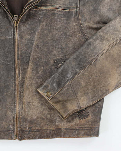 Vintage Timberland Leather Jacket - L