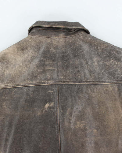 Vintage Timberland Leather Jacket - L