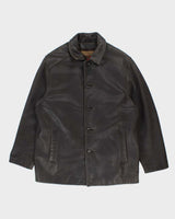 Vintage 90's Danier Heavyweight Lined Button Up Jacket - M