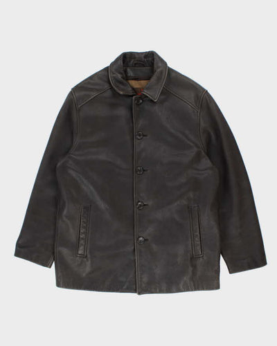 Vintage 90's Danier Heavyweight Lined Button Up Jacket - M