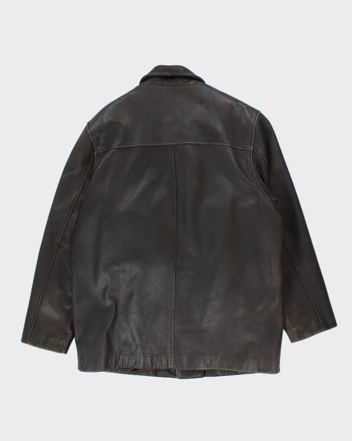 Vintage 90's Danier Heavyweight Lined Button Up Jacket - M