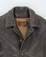 Vintage 90's Danier Heavyweight Lined Button Up Jacket - M