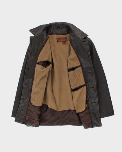Vintage 90's Danier Heavyweight Lined Button Up Jacket - M