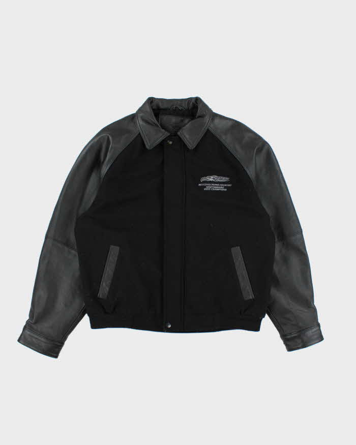 Seycove Seahawks Heavyweight Leather Varsity Jacket - M