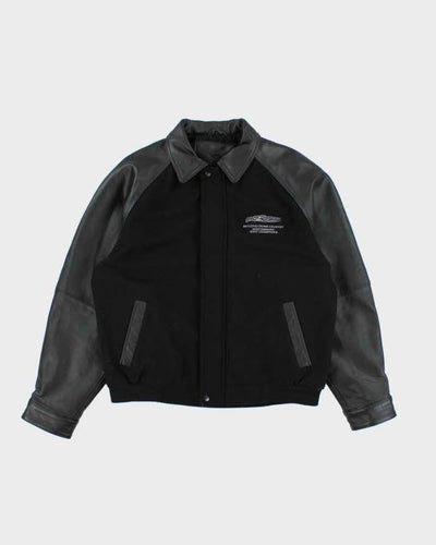 Seycove Seahawks Heavyweight Leather Varsity Jacket - M