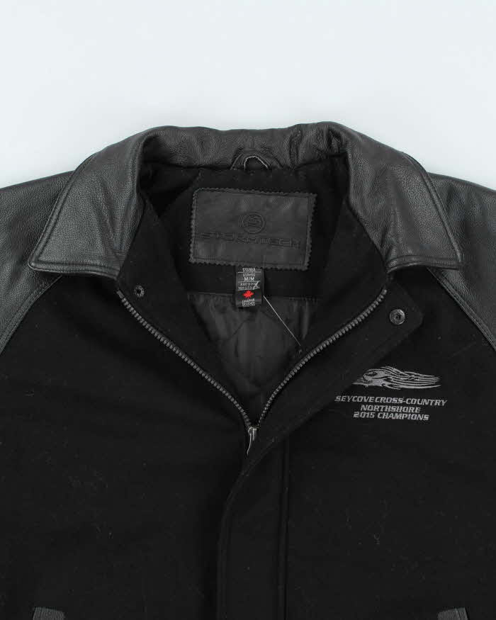 Seycove Seahawks Heavyweight Leather Varsity Jacket - M