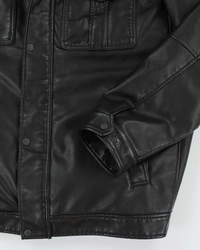 Vintage Levi's Heavyweight Fleece Lined Leather Jacket - XL