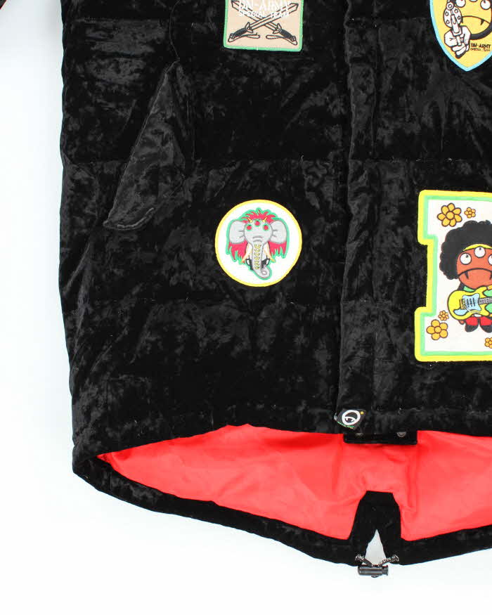 Vintage 2000's Devil Nut Heavyweight Patched Hooded Parka Jacket - XL