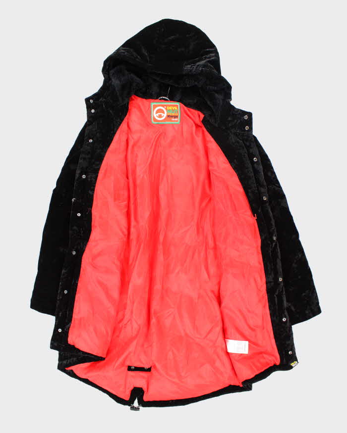 Vintage 2000's Devil Nut Heavyweight Patched Hooded Parka Jacket - XL