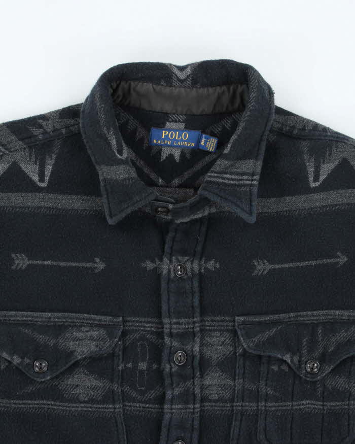 Vintage 2000's Ralph Lauren Heavyweight Lined Flannel Shacket - XL