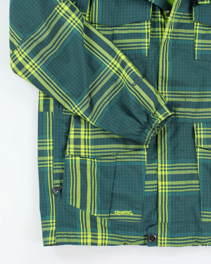 Vintage 2000's The North Face Patterned Cryptic Ski Jacket - S