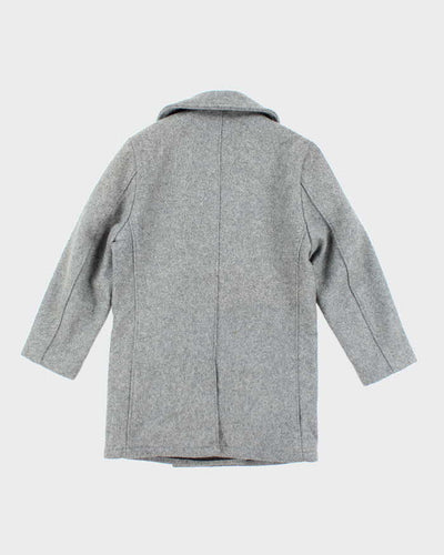 Vintage Schott Grey Pea Jacket - S