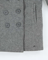 Vintage Schott Grey Pea Jacket - S