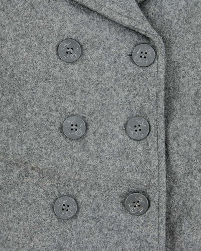 Vintage Schott Grey Pea Jacket - S