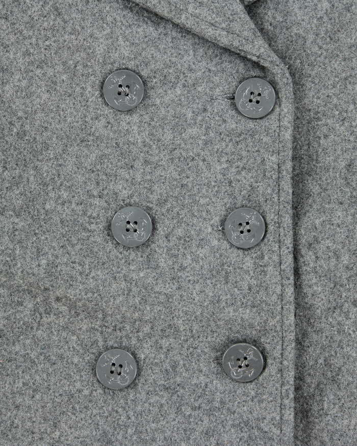 Vintage Schott Grey Pea Jacket - S
