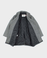 Vintage Schott Grey Pea Jacket - S