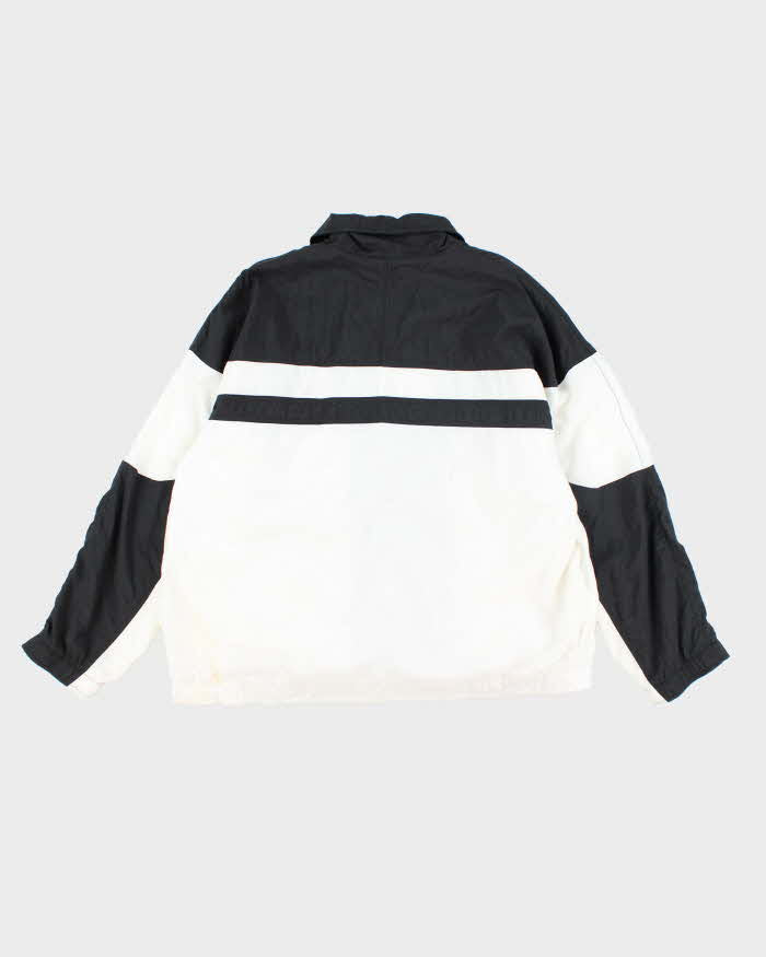 Vintage 90's Nike Two Tone Snap Button Coach Jacket - L