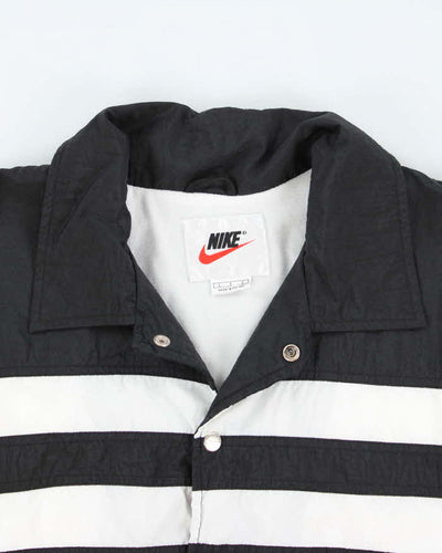 Vintage 90's Nike Two Tone Snap Button Coach Jacket - L