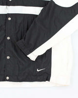 Vintage 90's Nike Two Tone Snap Button Coach Jacket - L
