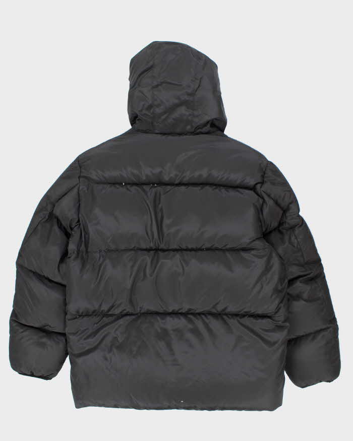Vintage 00s Ralph Lauren Polo Jeans Black Hooded Puffer Jacket - L