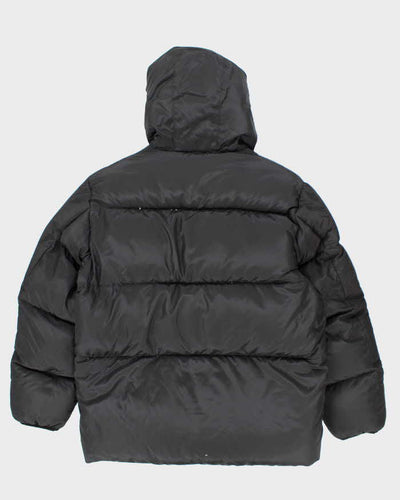 Vintage 00s Ralph Lauren Polo Jeans Black Hooded Puffer Jacket - L