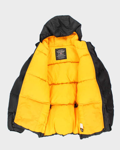 Vintage 00s Ralph Lauren Polo Jeans Black Hooded Puffer Jacket - L