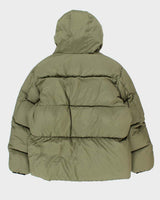 Vintage 00s Ralph Lauren Polo Jeans Green Hooded Puffer Jacket - XL