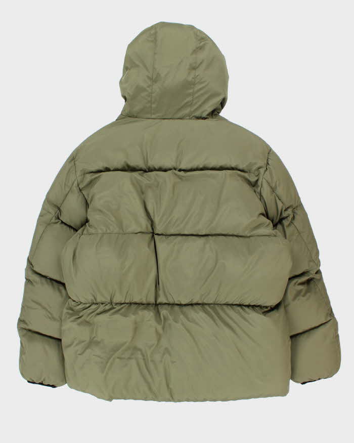 Vintage 00s Ralph Lauren Polo Jeans Green Hooded Puffer Jacket - XL