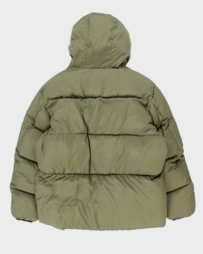 Vintage 00s Ralph Lauren Polo Jeans Green Hooded Puffer Jacket - XL