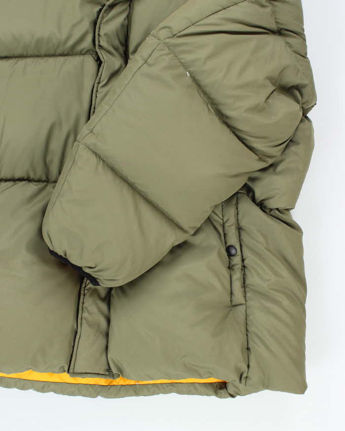 Vintage 00s Ralph Lauren Polo Jeans Green Hooded Puffer Jacket - XL