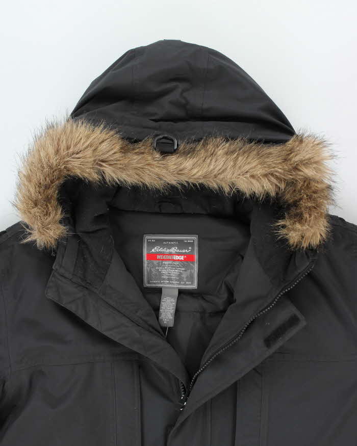 Vintage 2000's Eddie Bauer Heavyweight Fur Collar Parka Jacket - XL