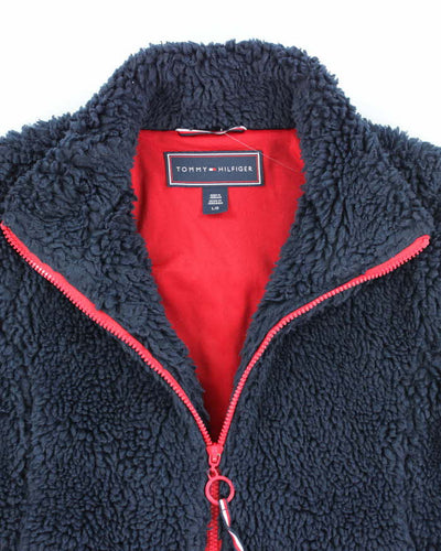 Vintage 2000's Tommy Hilfiger Heavyweight Full Zip Fleece - L