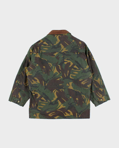 Vintage 90's Koolah Waxed Camouflage Workwear Jacket - M