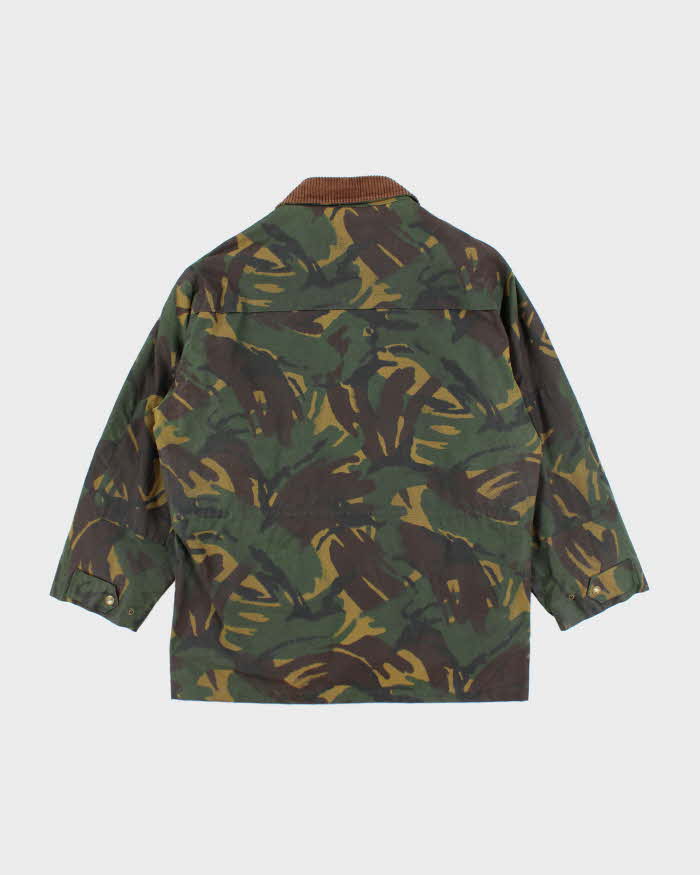 Vintage 90's Koolah Waxed Camouflage Workwear Jacket - M