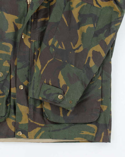 Vintage 90's Koolah Waxed Camouflage Workwear Jacket - M